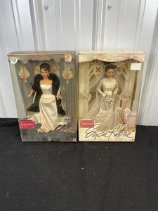 NEU Erica Kane Puppen alle meine Kinder 2er Set Champagner Spitze Hochzeit NRFB - Bild 1 von 7