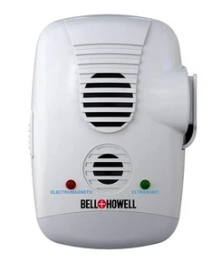 Bell + Howell Ultrasonic Electromagnetic Pest Repeller with AC Outlet and Switch - Picture 1 of 2