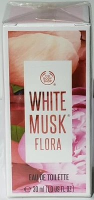 Selado! WHITE MUSK FLORA by The Body Shop ~Eau de Toilette Eau de Toilette Spray Perfume~1oz - Imagem 1 de 4