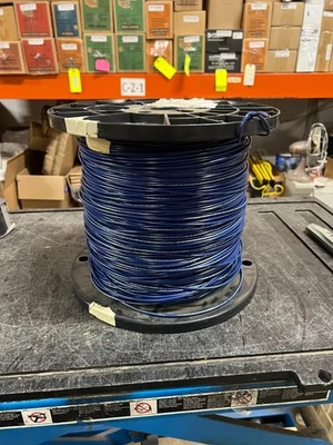 Alambre azul de cobre estañado 1700 ft UL1015-14/41-6 14 AWG tipo MTW/UL1015 Foto 1 de 4