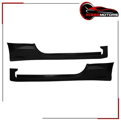 Fits 06-12 Mitsubishi Eclipse OE Style Side Skirts Extension Bottom Line Pair PU Foto 1 de 4