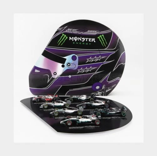 1 43 MINICHAMPS Mercedes Gp F1 Set 7X Lewis Hamilton World Champion 413082044