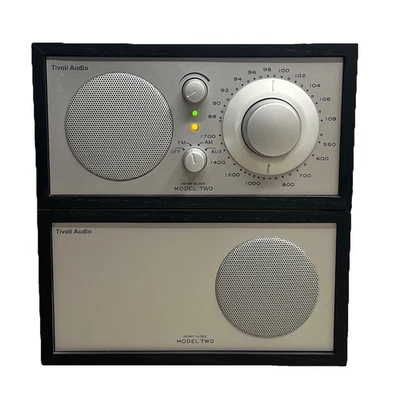 Tivoli Audio Model Two AM/FM Stere Radio Henry Kloss With Companion Speaker - Image 1 of 4