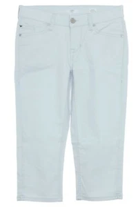 Mustang Capri Vaqueros Shorts Mujer Stretch Slim Fit Mediano Rise Azul Claro W27 - Imagen 1 de 4