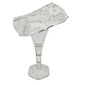 Vintage Art Deco Nouveau Jack In The Pulpit Vase Painted Sterling Silver Accents - Picture 1 of 12