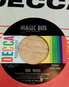 The Who - Magic Bus/Someone's Coming 45. - *1968*  Decca Records# 32362 - Picture 1 of 2