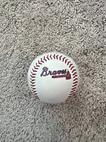 Atlanta Braves Vintage Rawlings Baseball 1997 Souvenir Logo Ball Vinyl Cover Cover