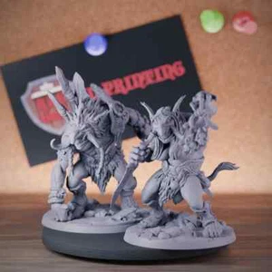 Troll Set Miniatur Monster Mini Dungeons and Dragons Mini DnD 5e TTRPG - Bild 1 von 8