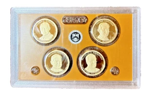 2014 Presidential $1 4-Coin Proof Set in original US Mint holder no box or COA. - Picture 1 of 2