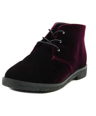 Botín Marc Fisher LTD Dixie, Terciopelo Borgoña, Mujer Talla 7, $189 NUEVO  Foto 1 de 4