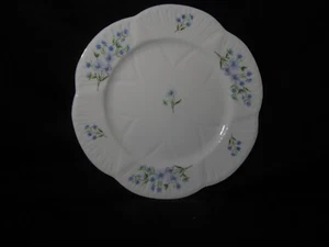 Shelley Blue Rock Salad Plate Fine Bone China Made in England - Picture 1 of 2