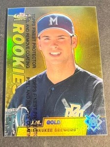 1999 Topps Finest Gold Refractor MISSING Serial # & DIECUT J.M. Gold #278