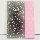 Hardcover Journal Notebook Diary 192 Pages Lined 5.5X8 Pink Hearts