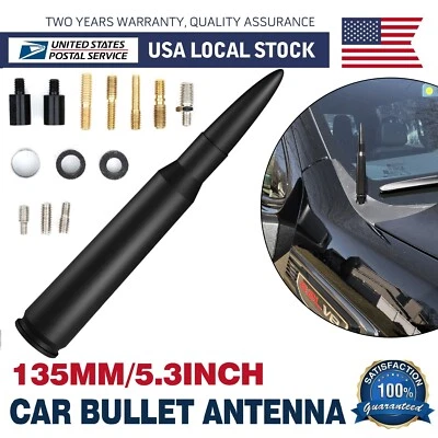 Mástil de antena negro estilo bala 5,3" + tornillos para Hummer H3 2006 2007 2008-2010 Foto 1 de 4