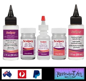 Sculpey - Essential 5 - Bake & Bond, TLS, Clay Softener, Satin & Gloss Glaze - Picture 1 of 1