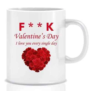 Taza de San Valentín Grass Village FK Te amo todos los días regalo para él taza - Imagen 1 de 8