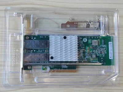 Intel 10Gbps Dual Port PCI-E X520-DA2 E10G42BTDA Ethernet Server Adapter - Image 1 of 3