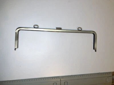 15"(38cm)Large Size clasp Kiss lock purse frame with a FREE PATTERN Brozen 1PC - Bild 1 von 3