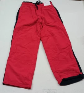 NWT Vintage Red Kids size 5 Gymboree Snowpants Polar fleece lining - Picture 1 of 5
