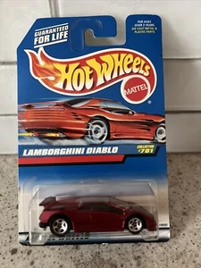 1998 HOT WHEELS ** LAMBORGHINI DIABLO ** #781 1:64 - Picture 1 of 5