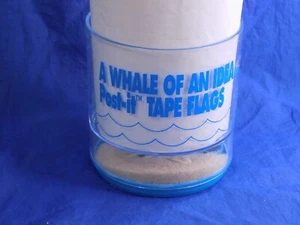 HOWW Acrylic Glass A WHALE OF AN IDEA...Post-It TAPE FLAGS Advertising Promo - Picture 1 of 4