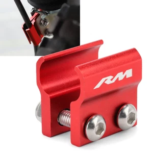Front Brake Line Hose Clamp Holder Cable Guide For SUZUKI RM 125 RM250 1996-2008 - Foto 1 di 12