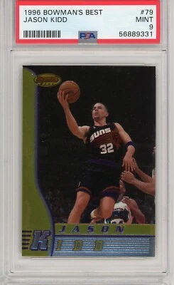1996 BOWMAN'S BEST #79 JASON KIDD - HOF - PSA 9 - Image 1 of 2