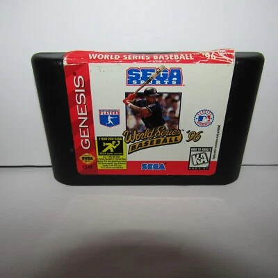 World Series Baseball '96 Sega Genesis Cartridge Only Tested and Working - Image 1 of 4