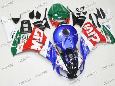 For 2006-2007 CBR1000RR Blue White Red ABS Injection Mold Bodywork Fairing Kit - Image 1 of 4