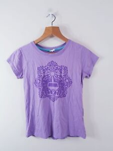 Animal Top 10 Purple Vw Camper Van Womens Short Sleeve Round Neck T-Shirt Tee