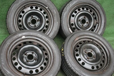 4x OPEL  TIGRA Stahlfelgen  Sommerräder 185/55 R15 82H DOT2017 ca.6mm - Bild 1 von 4