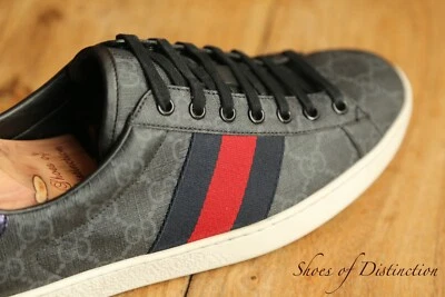 Gucci Ace Supreme GG Monograma Cuero Zapatos Entrenadores Tenis Para Hombres Reino Unido 7.5 EE. UU. 8.5 Foto 1 de 4