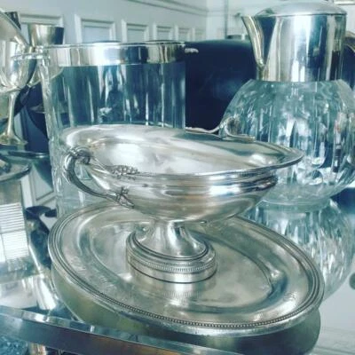 Importante Surtout Table/Saucière Christofle Argent Messageries Impériales 1860 - Photo 1/4