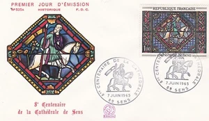 FRANKREICH 1965 FDC CATHEDRALE DE SENS YT 1427 - Bild 1 von 1