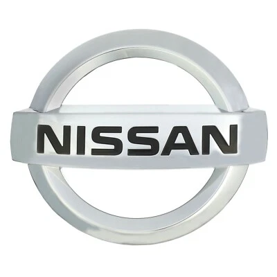 Nissan Juke Sentra Versa Front Grille Silver  Emblem Logo Badge OEM NEW - Image 1 of 4