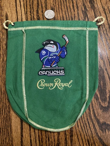 NHL Vancouver Canucks CROWN ROYAL BAG 750 Ml Cover