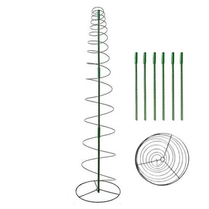 Garden Obelisk Trellis For Climbing Plants Outdoor Garden Spiral Obelisk - Picture 1 of 12