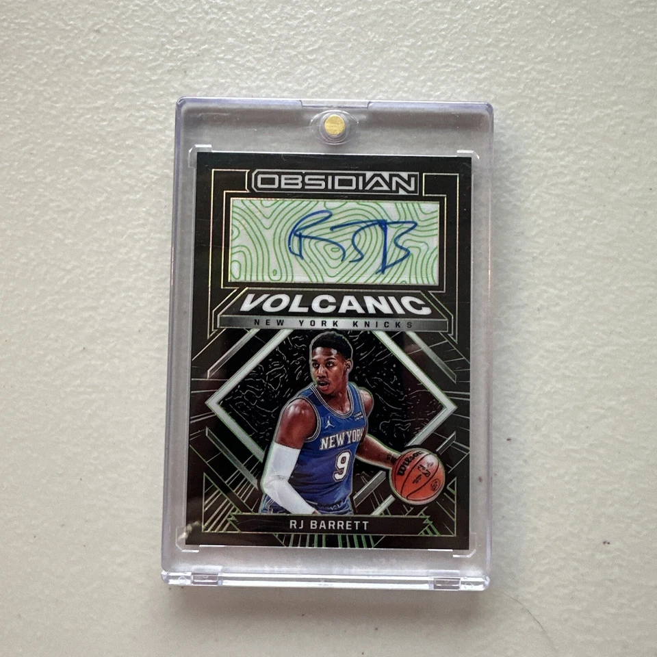 2022 Panini Obsidian Basketball RJ Barret Auto # 1/15 - Image 1 of 4