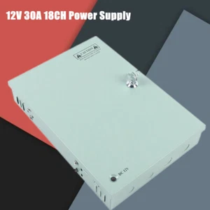 Alimentatore scatola distribuzione DC uscita 12V 30A 18CH per telecamera di sicurezza CCTV - Foto 1 di 9