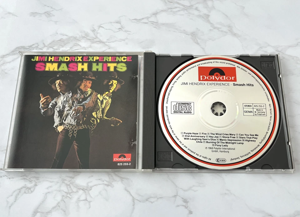The Jimi Hendrix Experience Smash Hits CD TARGET ERA! WEST GERMANY Polydor OOP! Foto 1 de 4