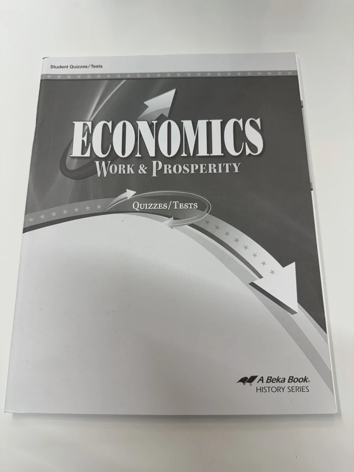 Abeka Economics Student Test and Quiz Book NEW CLEAN - Image 1 of 2