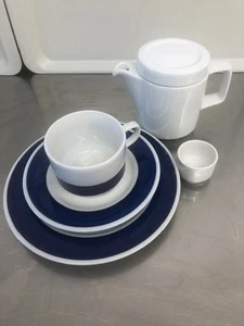 1xDDR Mitropa Kaffeegedeck KIahla Blau,HO/Reichsbahn,Konsum,Stasi  selten - Bild 1 von 1