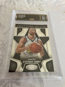 STEPHEN CURRY WARRIORS 2018 CERTIFIED STARS # 27 GRADED 10 L@@@@K - Picture 1 of 2