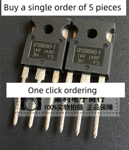 5 pieces GP30B60KD-E IRGP30B60KD-E New original TO-247 600V30A - Picture 1 of 5