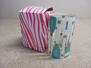 Pink Zebra Paddle Accent Shade 7.5"x4" Pink White - Picture 1 of 23