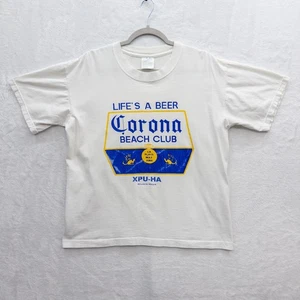 Corona Beach Club "Life's A Beer" Vintage T-Shirt Gr. XL (lesen) - Bild 1 von 4