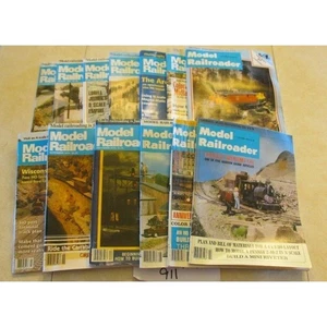 Model Railroader Magazine 13 issues 1979 1980 1995 Collectible Trains - Picture 1 of 12