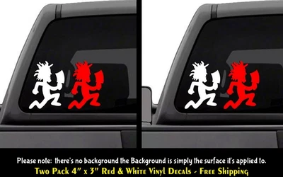 SIGNAGECAFE.COM Get Four - Hatchetman - Psychopathic Record Decals - ICP - Insane Clown Posse