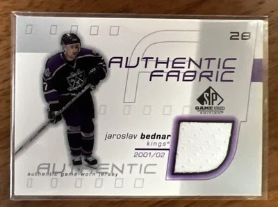 2001-02 SP Game Used Authentic Fabric #AFJB Jaroslav Bednar - Image 1 of 2