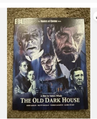 THE OLD DARK HOUSE- 1932 - EUREKA UK - w OOP SLIPCOVER AND BOOKLET - KARLOFF - Image 1 of 4